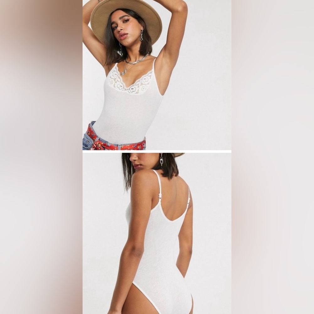 Free People Intimately Side of Sass Bodysuit NWT